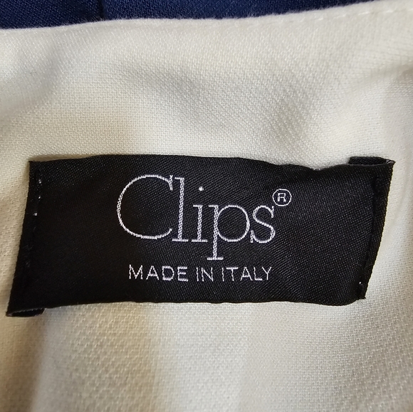 Clips Wanda Mode Italy Color Block Dress, Size 44/8 US NWT - Picture 7 of 10